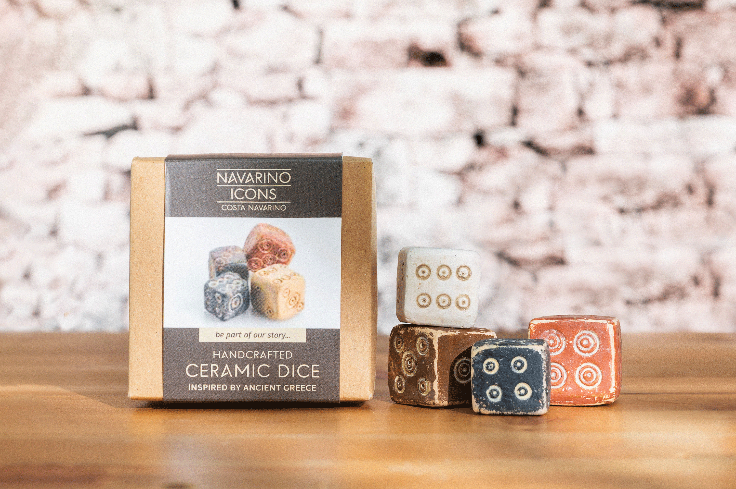Navarino Icons - "Ceramic Dice"